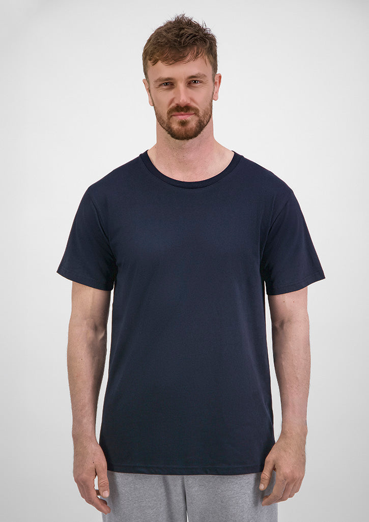 Basis Mens Short Sleeve Tee - Navy