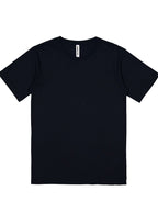 Basis Mens Short Sleeve Tee - Navy back