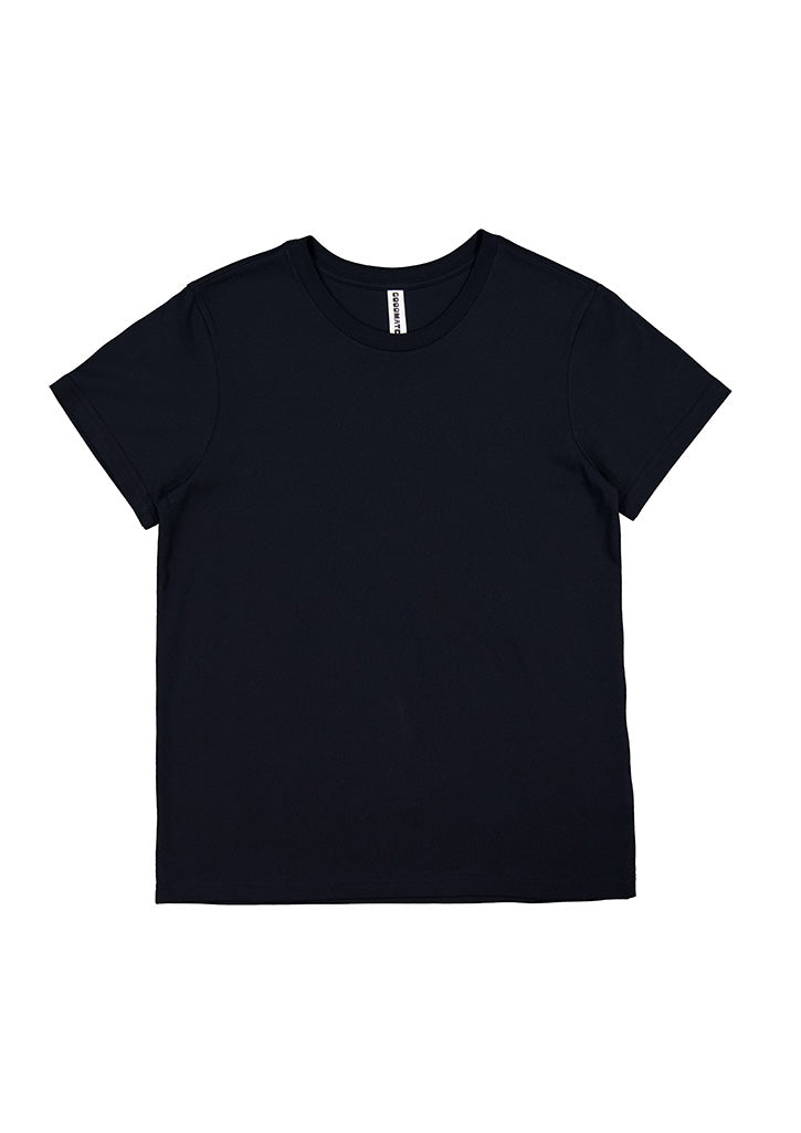 Basis Womens Short Sleeve Tee - Navy back