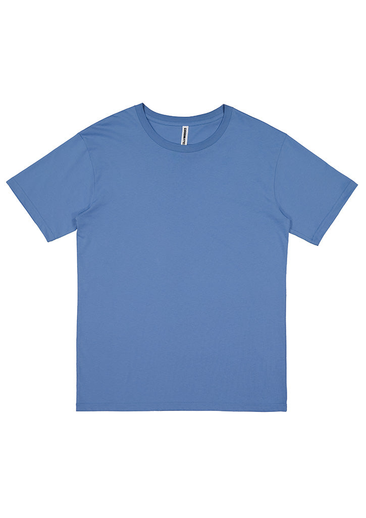 Basis Mens Short Sleeve Tee - Ocean back