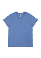 Basis Womens Short Sleeve Tee - Ocean back