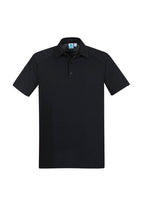 Mens Byron Short Sleeve Polo - Black