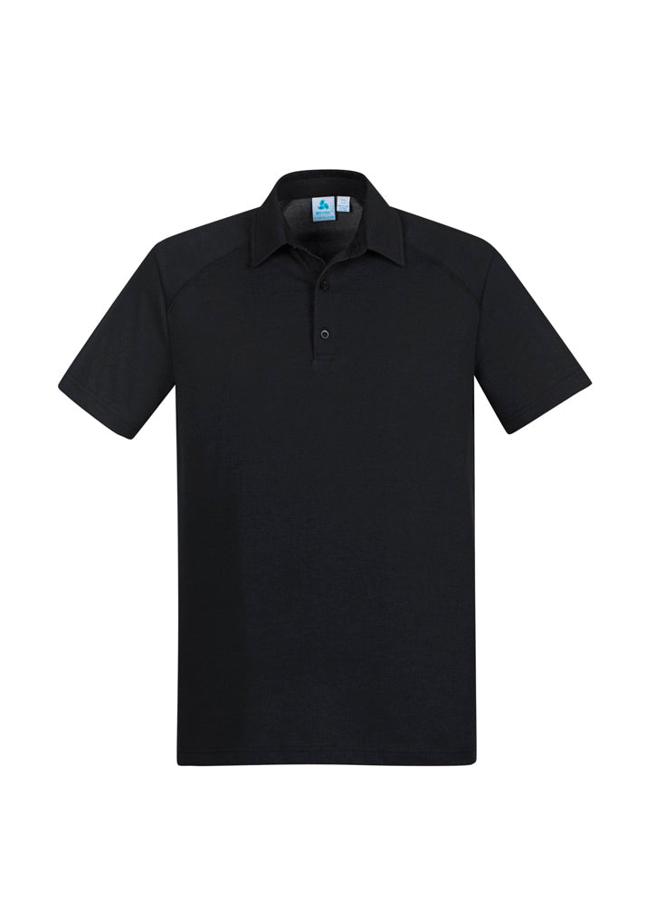 Mens Byron Short Sleeve Polo - Black