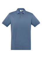 Mens City Short Sleeve Polo - Grey Smoke