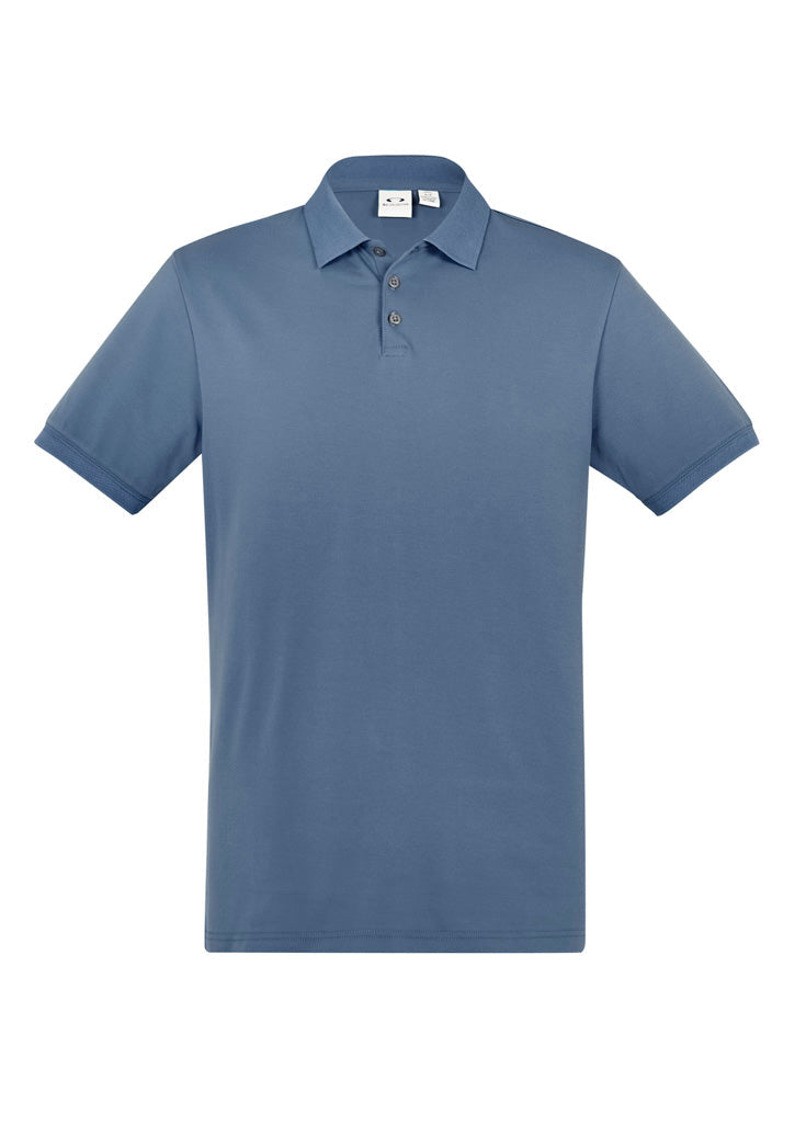 Mens City Short Sleeve Polo - Grey Smoke