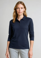 Womens Action Long Sleeve Polo