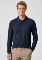 Mens Action Long Sleeve Polo