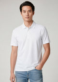 Mens Action Short Sleeve Polo - White