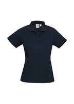 Womens Sprint Short Sleeve Polo - Navy