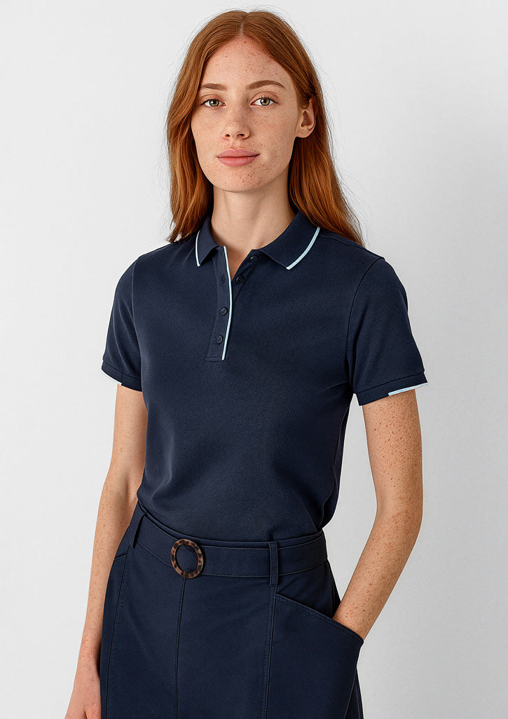 Womens Focus Short Sleeve Polo