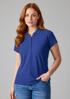 Womens Crew Short Sleeve Polo