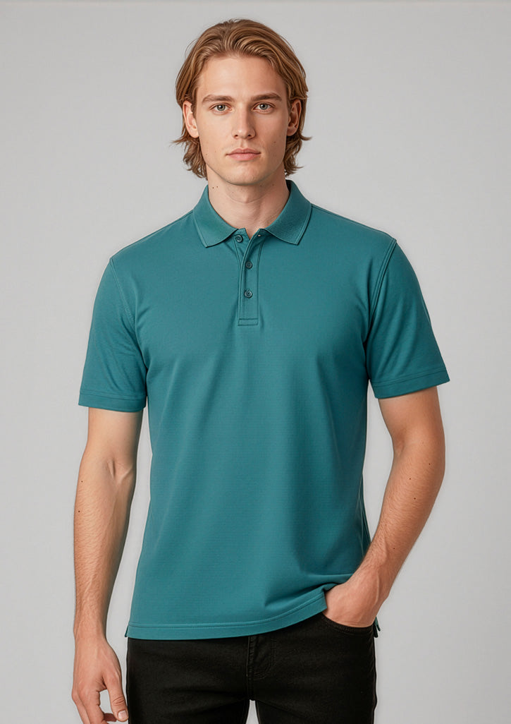 Mens Crew Short Sleeve Polo