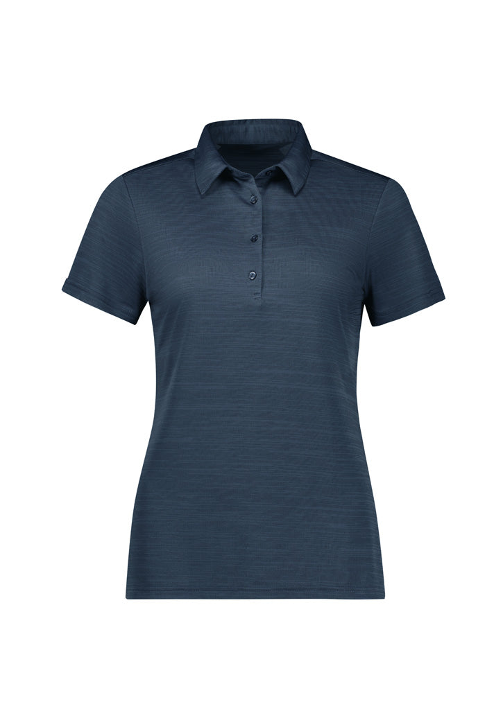 Womens Orbit Short Sleeve Polo - Navy