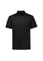 Mens Orbit Short Sleeve Polo - Black