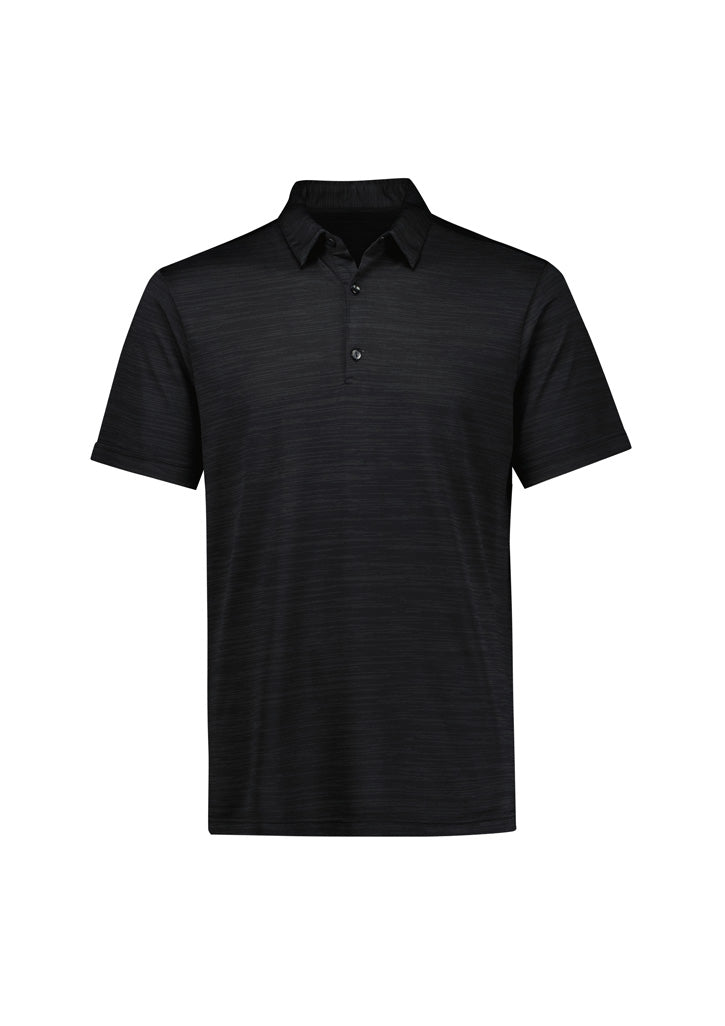 Mens Orbit Short Sleeve Polo - Black