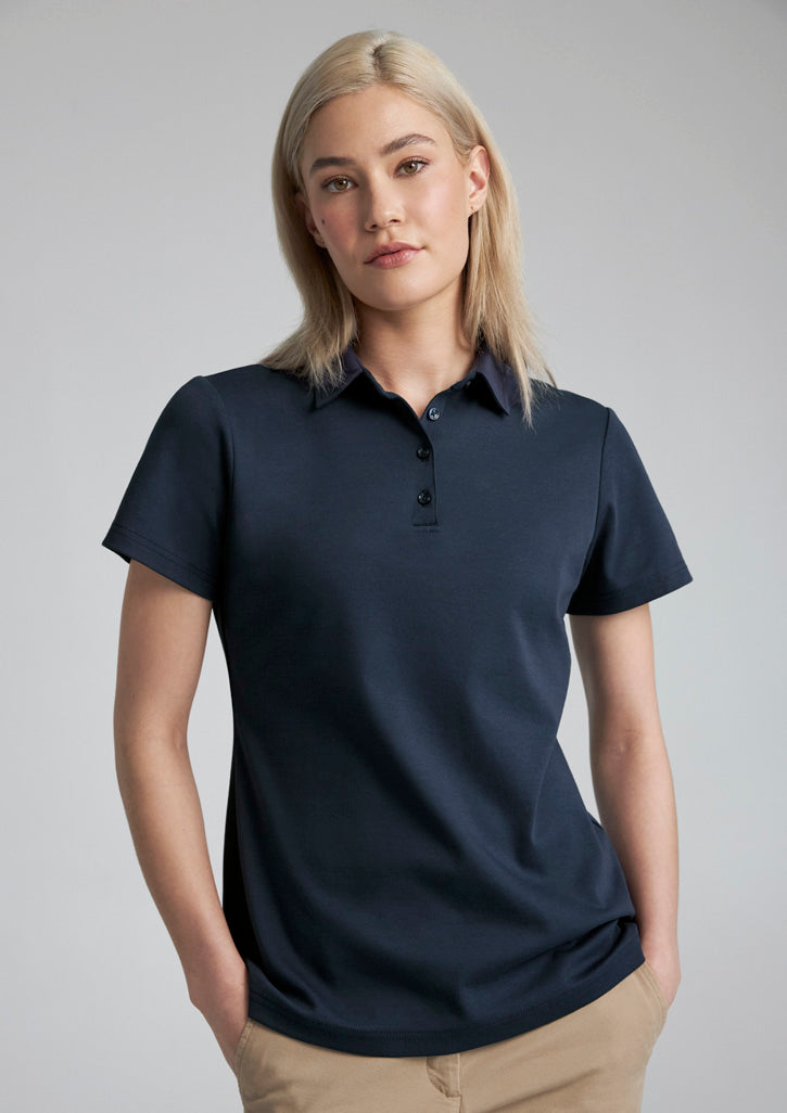 Womens Lotus Short Sleeve Polo