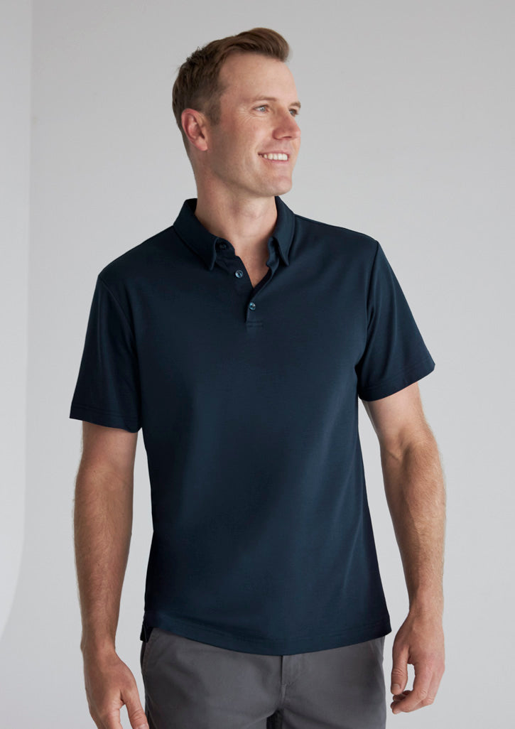 Mens Lotus Short Sleeve Polo