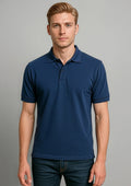Mens Oceana Short Sleeve Polo - Navy