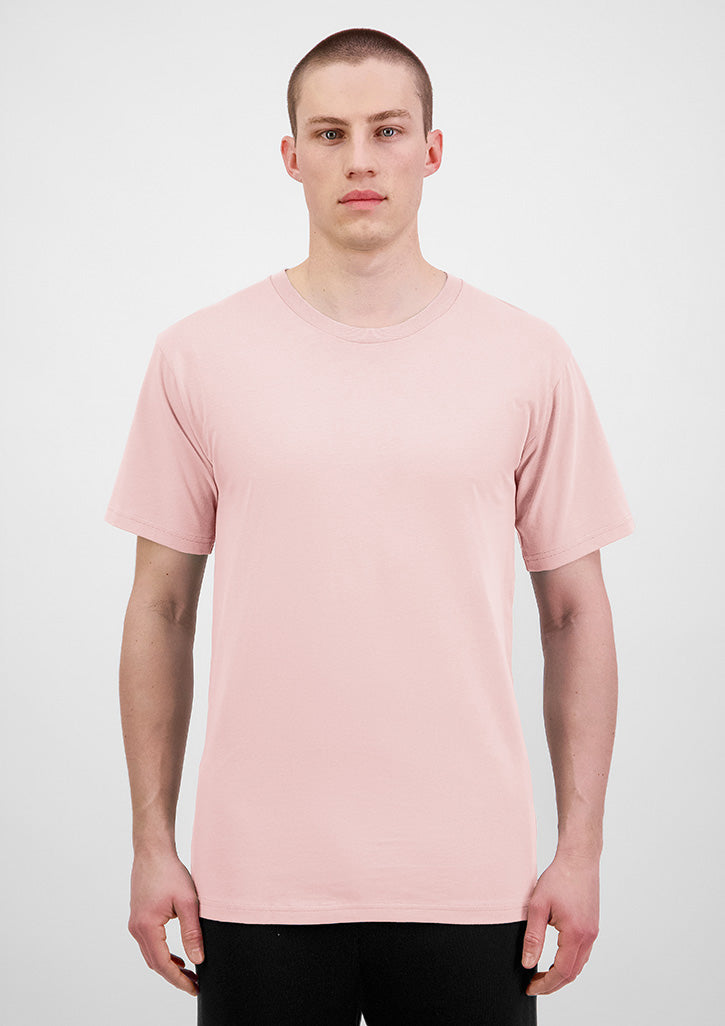 Basis Mens Short Sleeve Tee - Pink