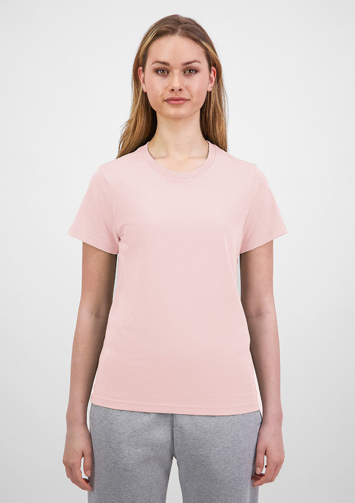 Basis Womens Short Sleeve Tee - Pink