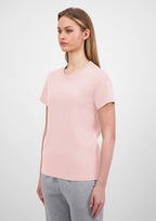 Basis Womens Short Sleeve Tee - Pink back