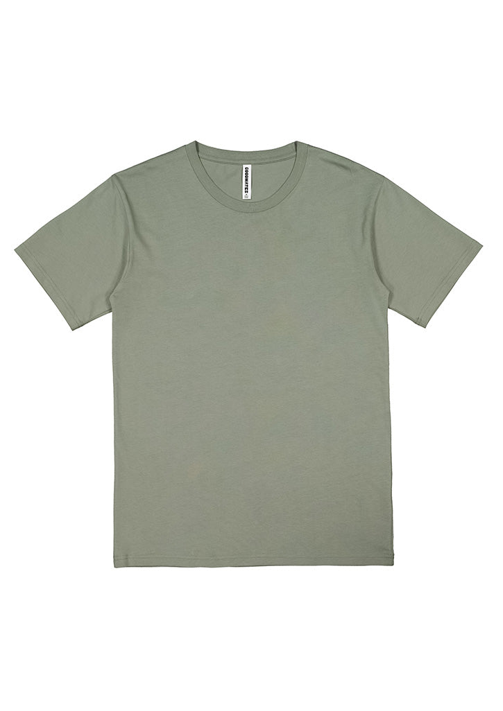 Basis Mens Short Sleeve Tee - Pistachio back