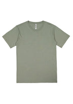 Basis Mens Short Sleeve Tee - Pistachio back