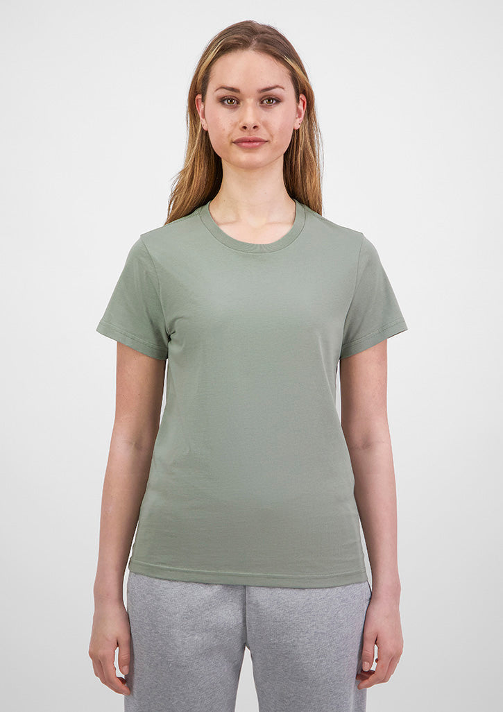 Basis Womens Short Sleeve Tee - Pistachio