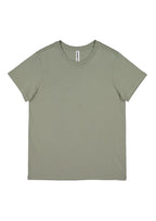 Basis Womens Short Sleeve Tee - Pistachio back