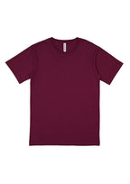 Basis Mens Short Sleeve Tee - Plum back