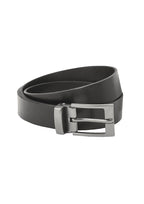 Leather Mens Belt - Black back
