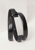 Leather Womens Belt - Black