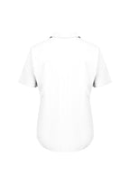 Dahlia Womens Short Sleeve Blouse - White back