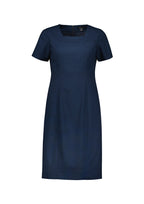 Renew Womens Short Sleeve Dress - Navy Dusk back