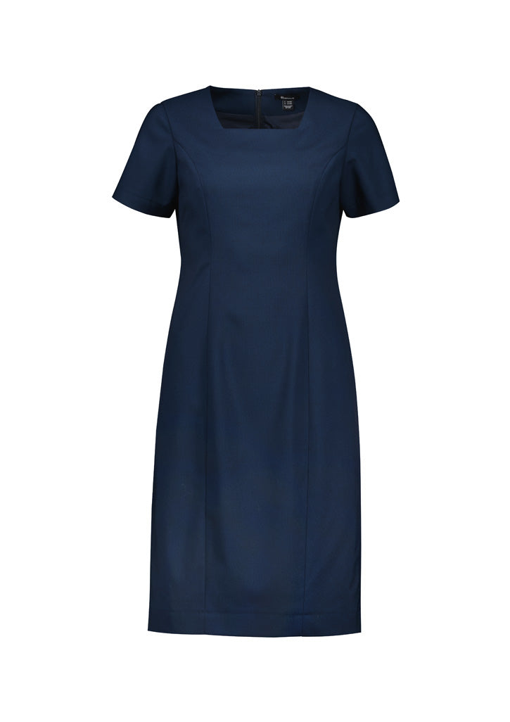 Renew Womens Short Sleeve Dress - Navy Dusk back