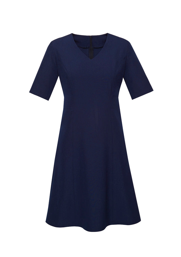 Siena Womens Extended Short Sleeve Dress - Marine back