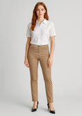 Traveller Womens Slim Leg Stretch Chino Pant - Desert