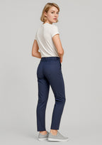 Traveller Womens Slim Leg Stretch Chino Pant - Navy