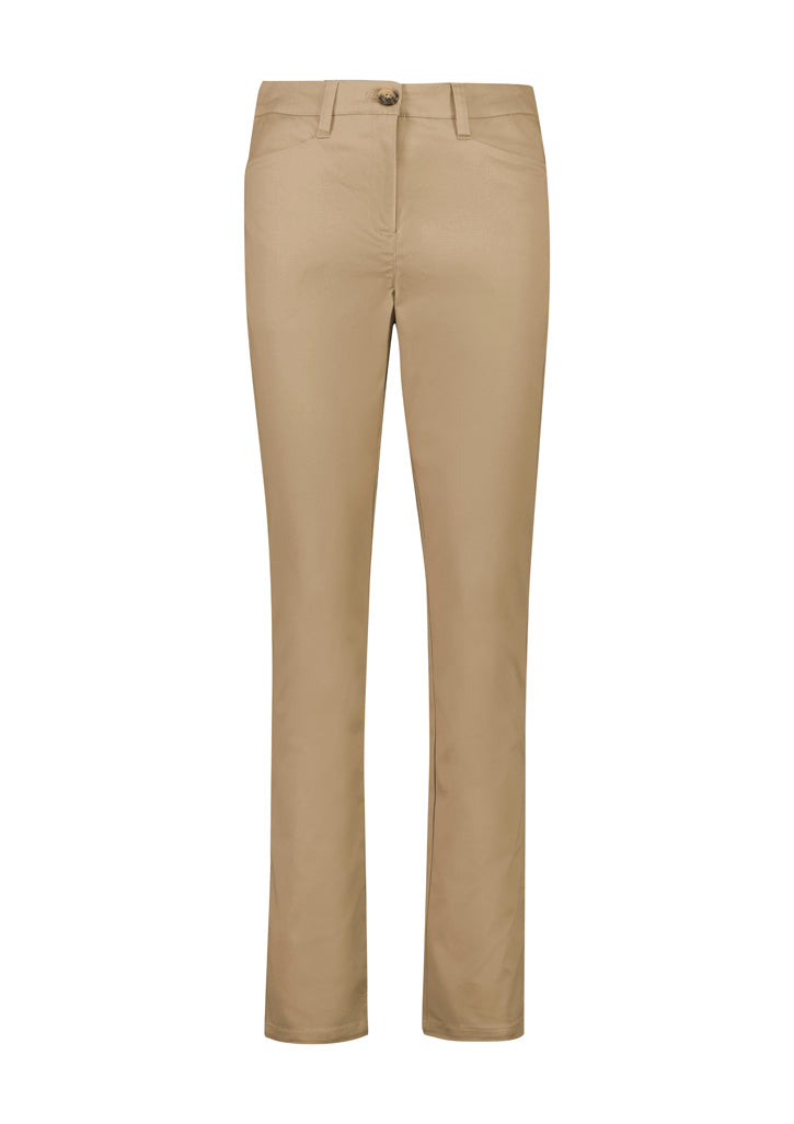 Traveller Womens Slim Leg Stretch Chino Pant - Desert back
