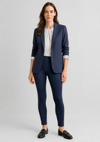 Scuba Ponte Womens High-rise Pull-on Corporate Legging - Navy