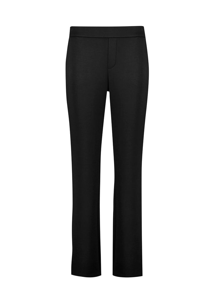 Scuba Ponte Womens Mid-rise Pull-on Pant - Black back