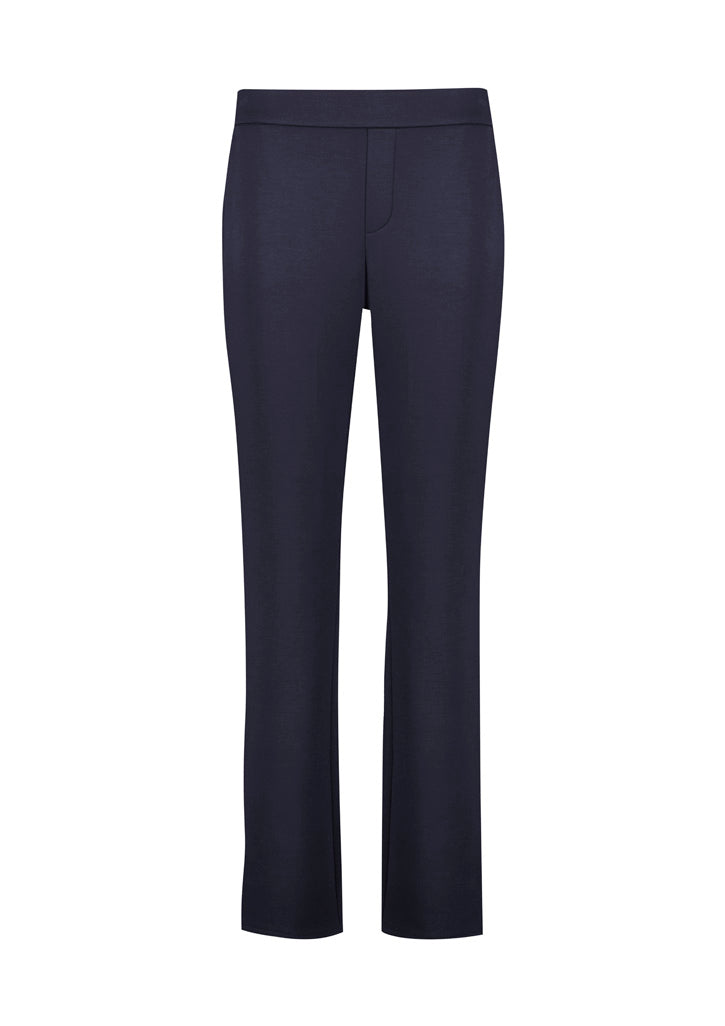 Scuba Ponte Womens Mid-rise Pull-on Pant - Navy back