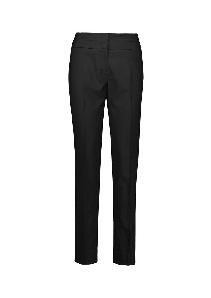 Renew Womens Mid-Waist Slim Leg Pant - Pencil Black back
