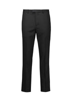 Renew Mens Slim Fit Flat Front Pant - Pencil Black
