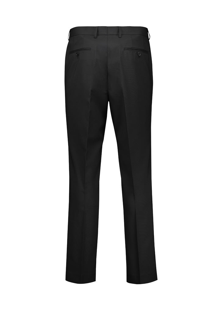 Renew Mens Slim Fit Flat Front Pant - Pencil Black back