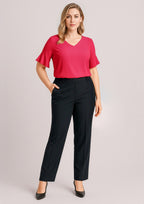 Siena Womens Adjustable Waist Pant - Black