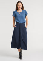 Sammy Womens Skirt - Navy back