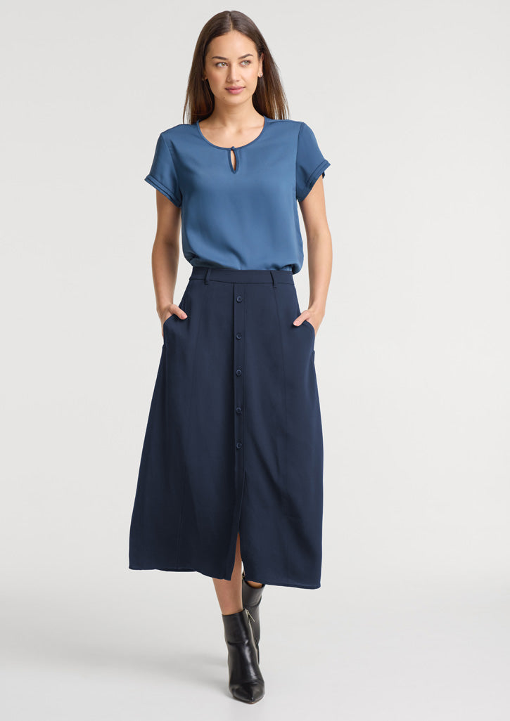 Sammy Womens Skirt - Navy back