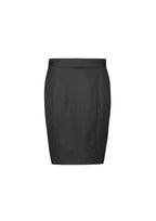 Cool Stretch Womens Mid-waist Pencil Skirt - Charcoal