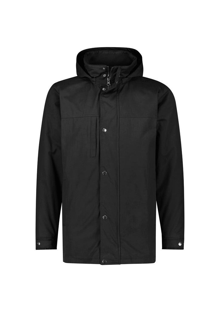 Melbourne Mens Comfort Jacket - Black back